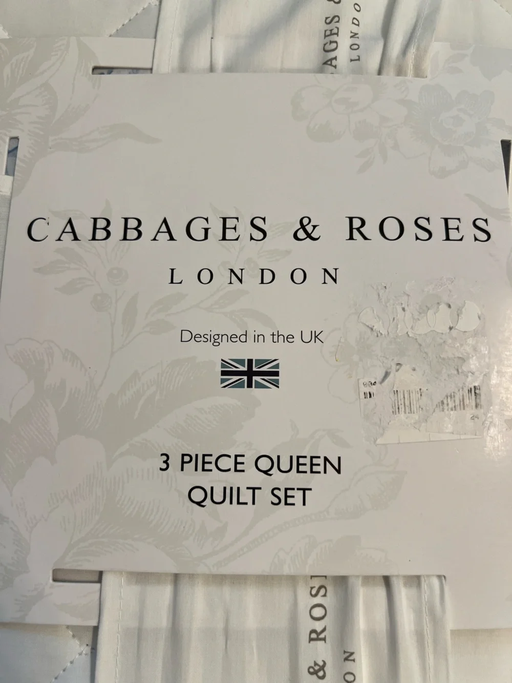 Cabbages & Roses London 3-Piece Queen Quilt Set